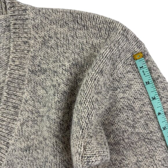 Vintage Britches Great Outdoors Sweater Women Small Wool Blend Gray Pink 80s 90s - Picture 13 of 13